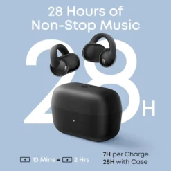 Soundcore C50i trådlösa open ear-hörlurar Svart