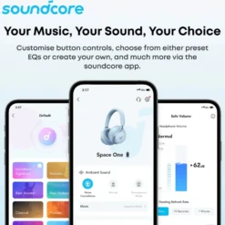 Soundcore C50i trådlösa open ear-hörlurar Svart