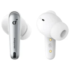 Soundcore Liberty 4 NC trådlösa hörlurar med brusreducering Clear White