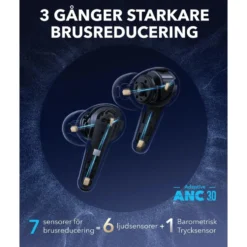 Soundcore Liberty 4 Pro trådlösa hörlurar med brusreducering Black