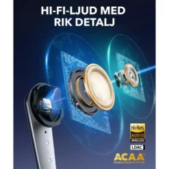 Soundcore Liberty 4 Pro trådlösa hörlurar med brusreducering White
