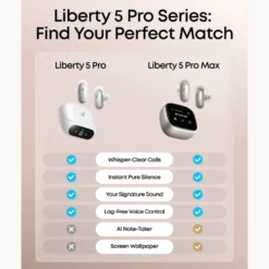 Soundcore Liberty 5 Pro trådlösa in-ear-hörlurar Vit