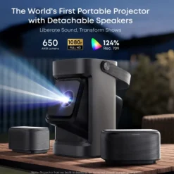 Soundcore Nebula P1 bärbar projektor med avtagbara högtalare