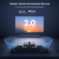 Soundcore Nebula P1 bärbar projektor med avtagbara högtalare