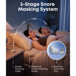 Soundcore Sleep A30 sovhörlurar Vit