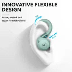 Soundcore Sport X20 trådlösa hörlurar med brusreducering Green