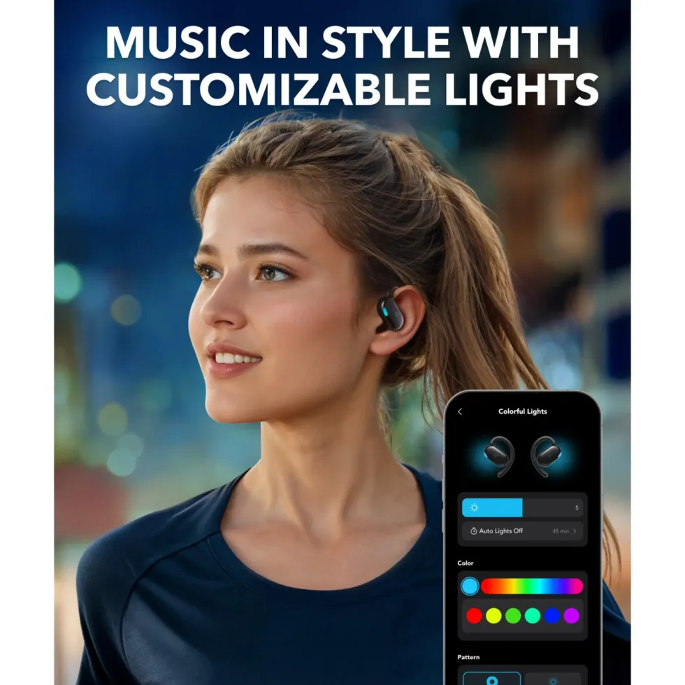 Soundcore V20i Open-Ear hörlurar svart