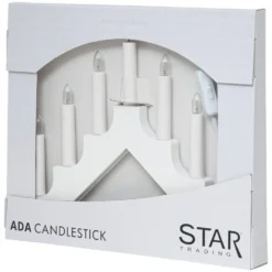Star Trading Adventsljusstake 7-Armad Vit