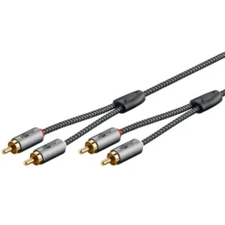 Stereo RCA-kabel 1 m