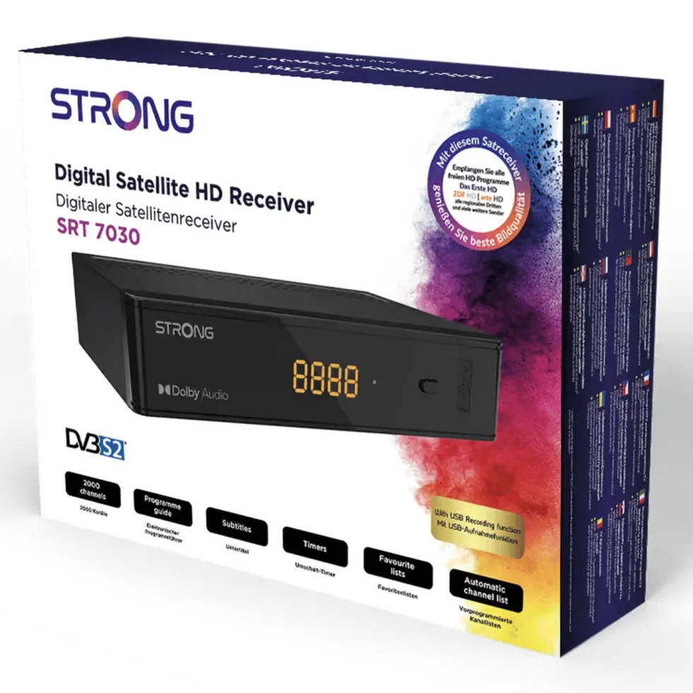 STRONG SRT7030 HD Satellitmottagare