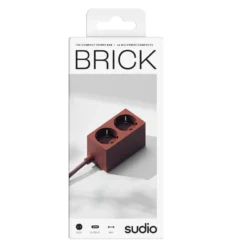 Sudio Brick grenuttag med GaN-laddning 30 W Röd