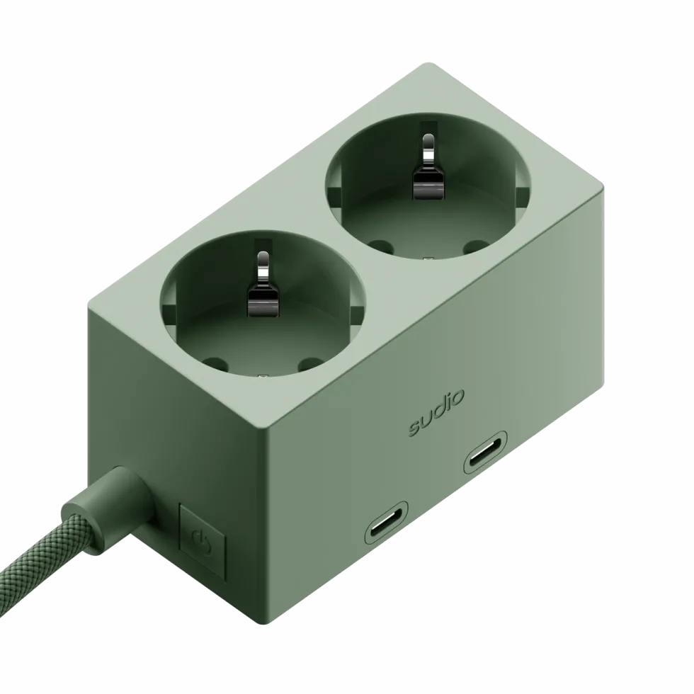 Sudio Brick grenuttag med GaN-laddning 30 W Grön