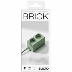 Sudio Brick grenuttag med GaN-laddning 30 W Grön