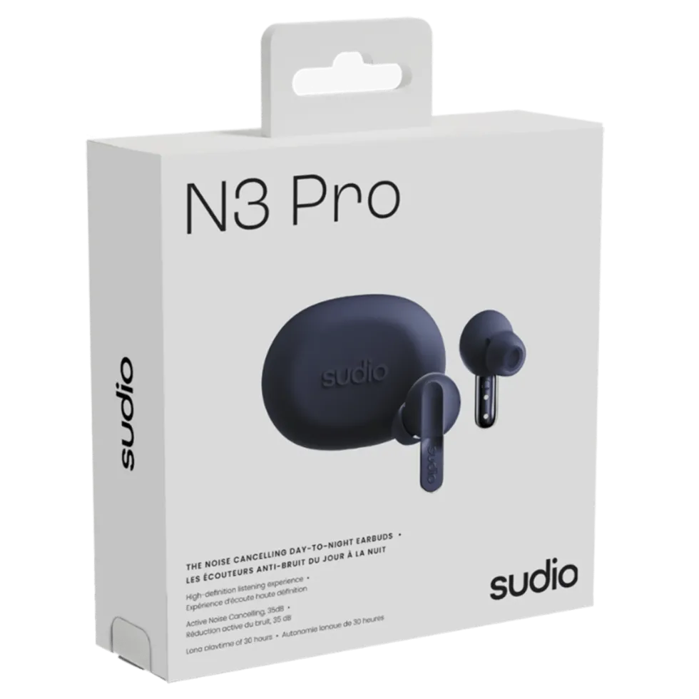 Sudio N3 Pro Day-To-Night in-ear hörlurar Blå
