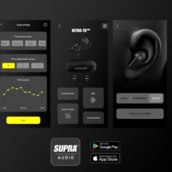 Supra NiTRO-TX Pro in-ear-hörlurar med brusreducering Vit
