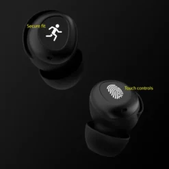 Supra ZERO-TX2 Mini trådlösa in-ear-hörlurar Svart