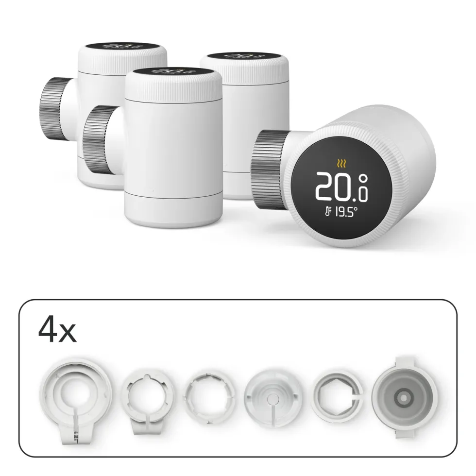 tado Smart Radiator Thermostat X 4-pack