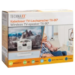 TECHNAXX Trådlös tv-högtalare TX-317