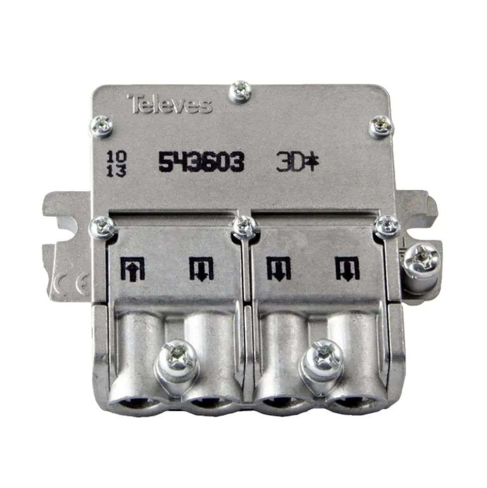 Televes Easy-F mini F-splitter 3-vägs