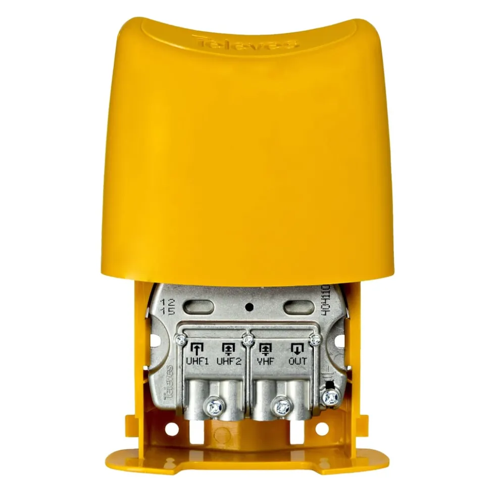 Televes Mastfilter för VHF och 2x UHF