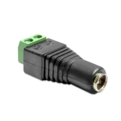 Terminalblock med DC-hona 5,5x2,1 mm