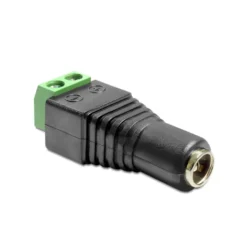 Terminalblock med DC-hona 5,5x2,5 mm