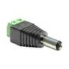 Terminalblock med DC-kontakt 5,5x2,5 mm