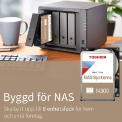 Toshiba N300 Hårddisk för NAS 3,5" 8 TB