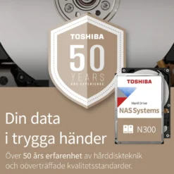 Toshiba N300 Hårddisk för NAS 3,5