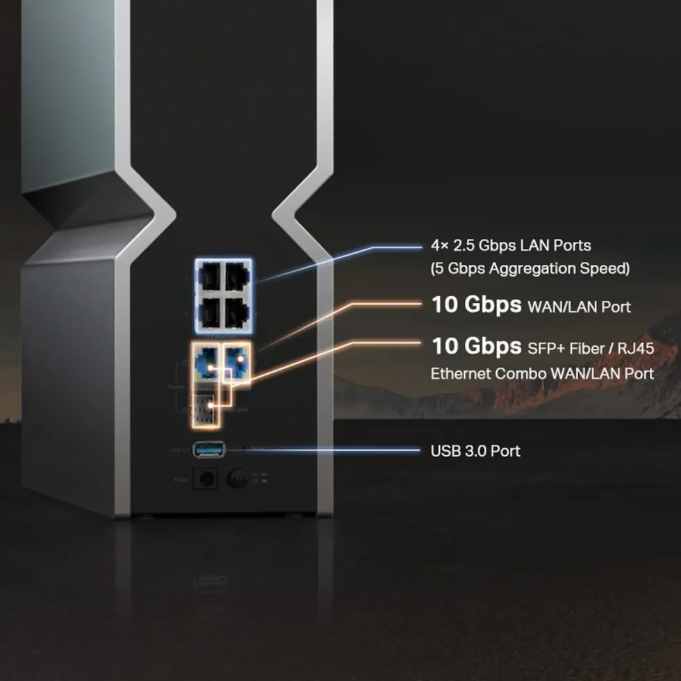 TP-Link Archer BE800 Trådlös router med Wifi 7 BE19000
