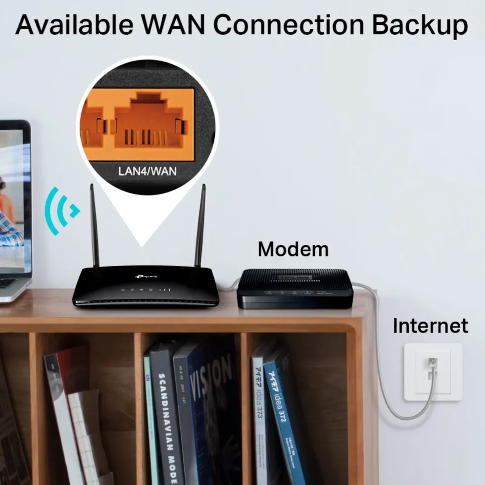 TP-Link Archer MR200 4G-router AC750