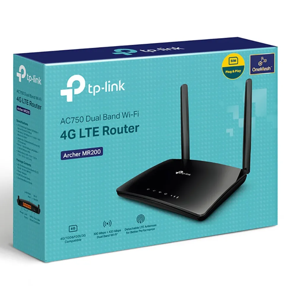 TP-Link Archer MR200 4G-router AC750