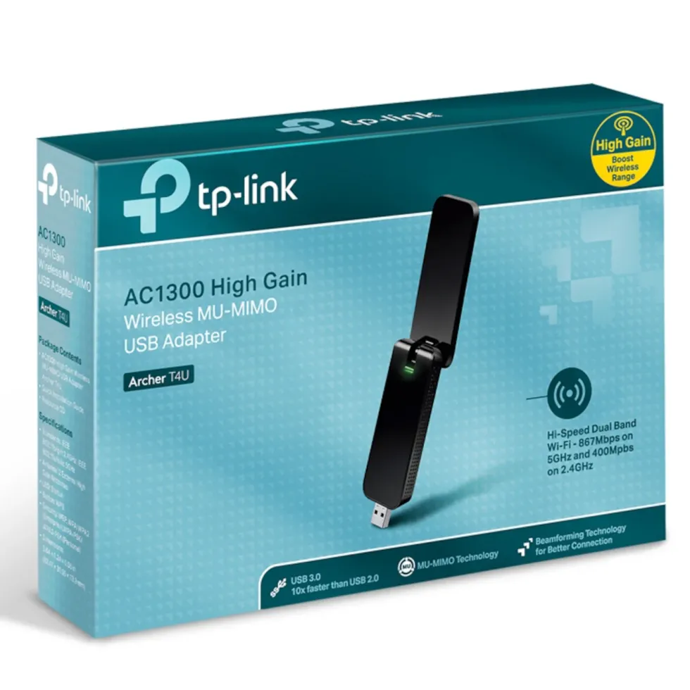 TP-Link Archer T4U Trådlöst USB-nätverkskort 867 Mb/s
