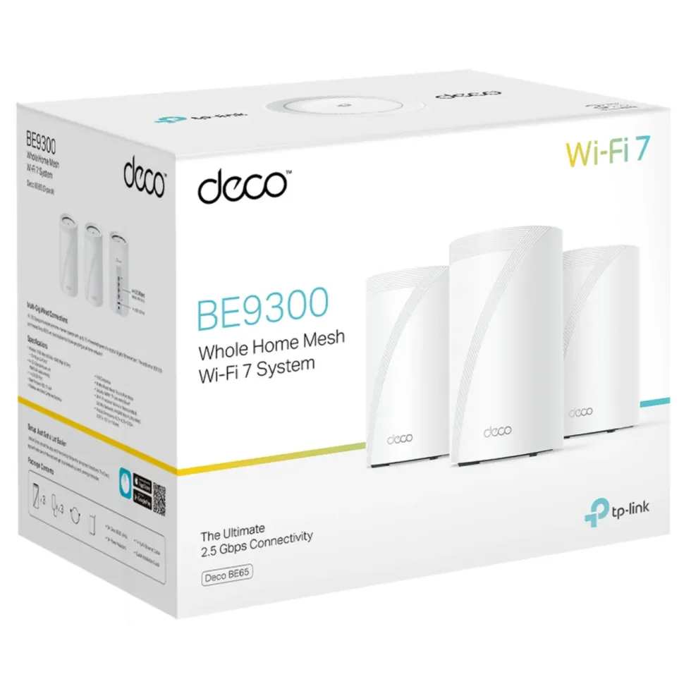 TP-Link Deco BE65 – BE9300 Mesh Wifi 7-system