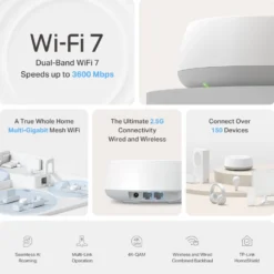 TP-Link Deco BE25 Mesh-nod med Wifi 7 BE3600 1-pack