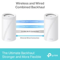 TP-Link Deco BE85 Mesh-system med Wifi 7 BE19000 2-pack