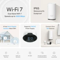 TP-Link Deco BE25 Outdoor Mesh Wifi 7-router BE3600