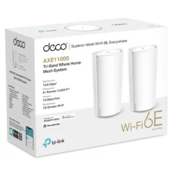 TP-Link Deco XE200 Mesh-system med Wifi 6E AXE11000 2-pack