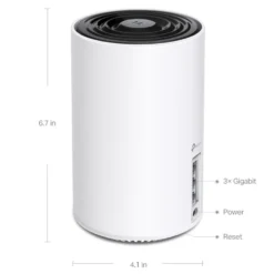 TP-Link Deco XE75 Mesh-system med Wifi 6E AXE5400 2-pack