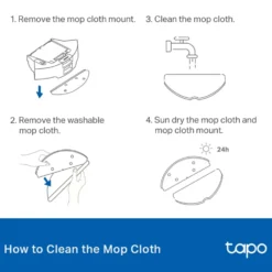 TP-Link Moppduk till Tapo robotdammsugare (5-pack)