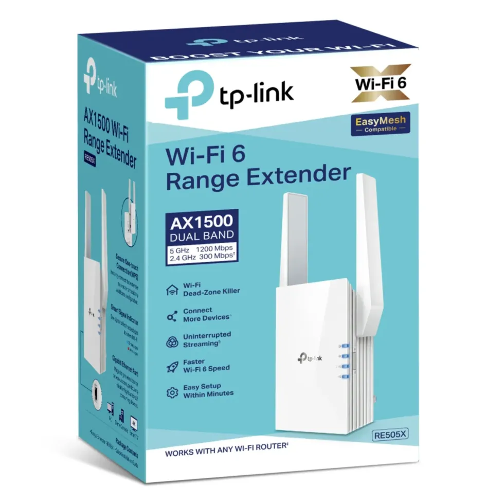TP-Link RE505X Wifi-repeater AX1500