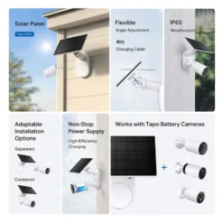 TP-Link Tapo A201 – Solpanel för övervakningskamera