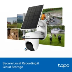 TP-Link Tapo C615G Solcellsdriven 4G LTE Pan/Tilt övervakningskamera