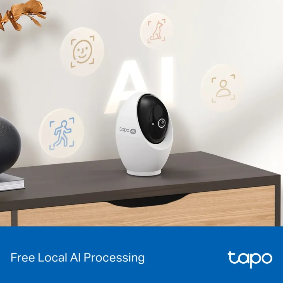 TP-Link Tapo C260 Pan/Tilt AI Övervakningskamera