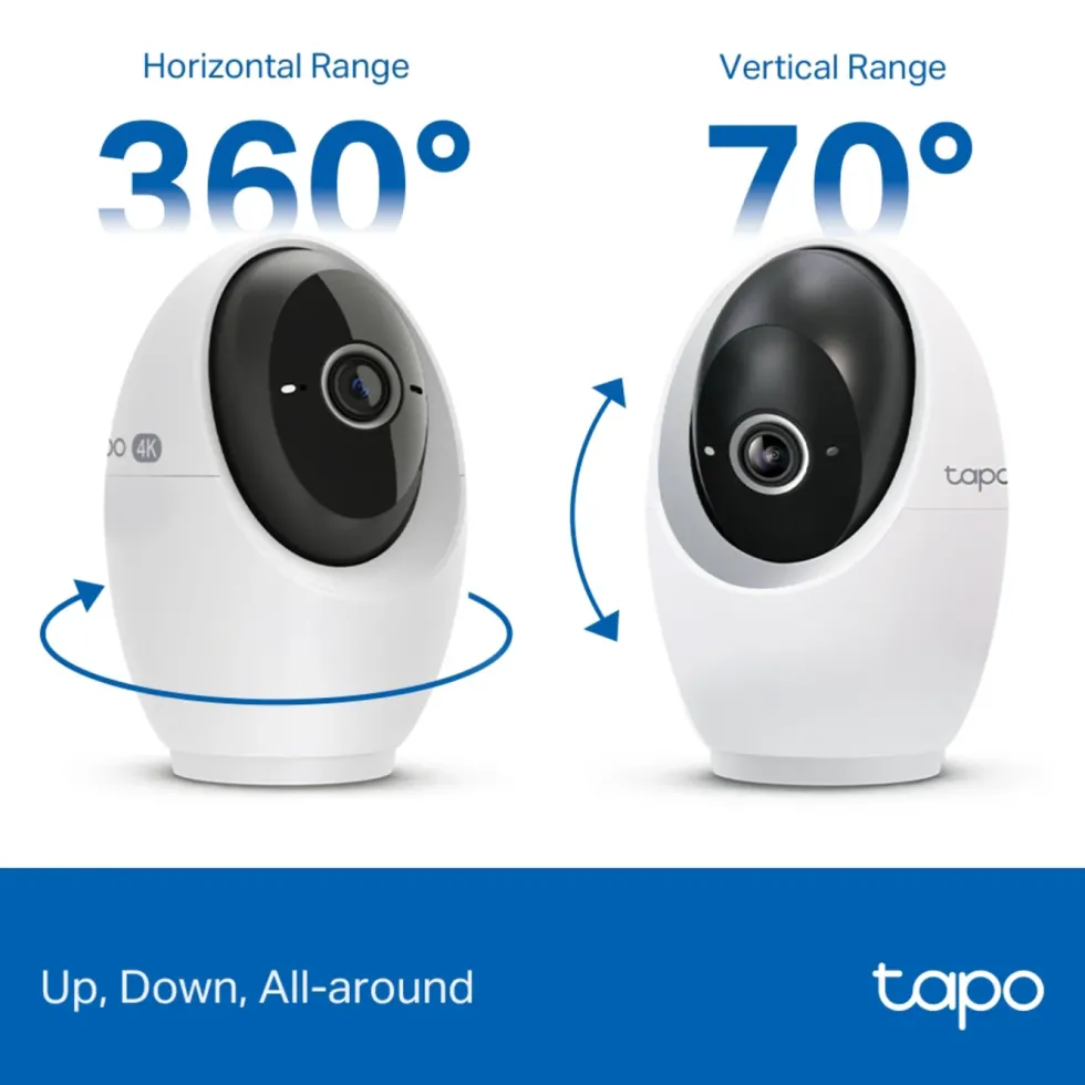 TP-Link Tapo C260 Pan/Tilt AI Övervakningskamera