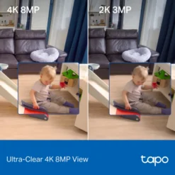 TP-Link Tapo C260 Pan/Tilt AI Övervakningskamera
