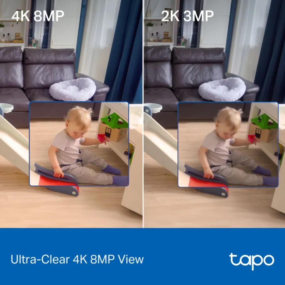 TP-Link Tapo C260 Pan/Tilt AI Övervakningskamera
