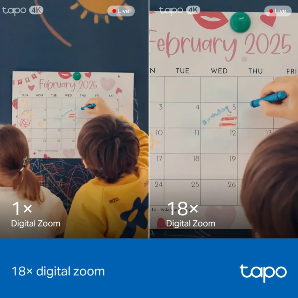 TP-Link Tapo C260 Pan/Tilt AI Övervakningskamera