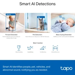 TP-Link Tapo C230 Pan/Tilt AI Övervakningskamera