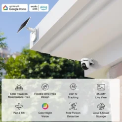 TP-Link Tapo C610 Solcellsdriven Pan/Tilt övervakningskamera